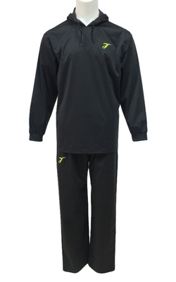 带帽黑色长袖控体